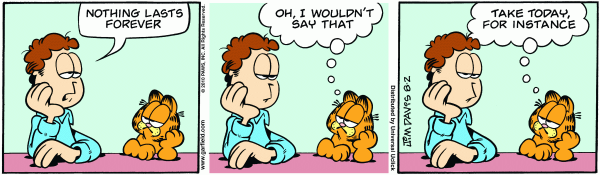 Garfield, August 2, 2010