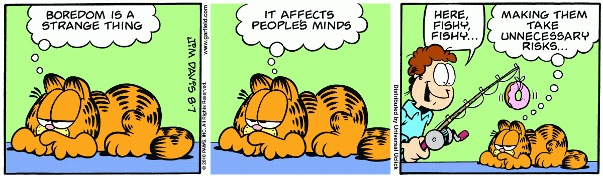Garfield, August 7, 2010