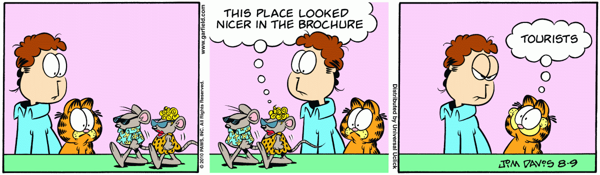 Garfield, August 9, 2010