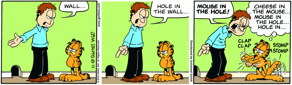 Garfield, August 11, 2010