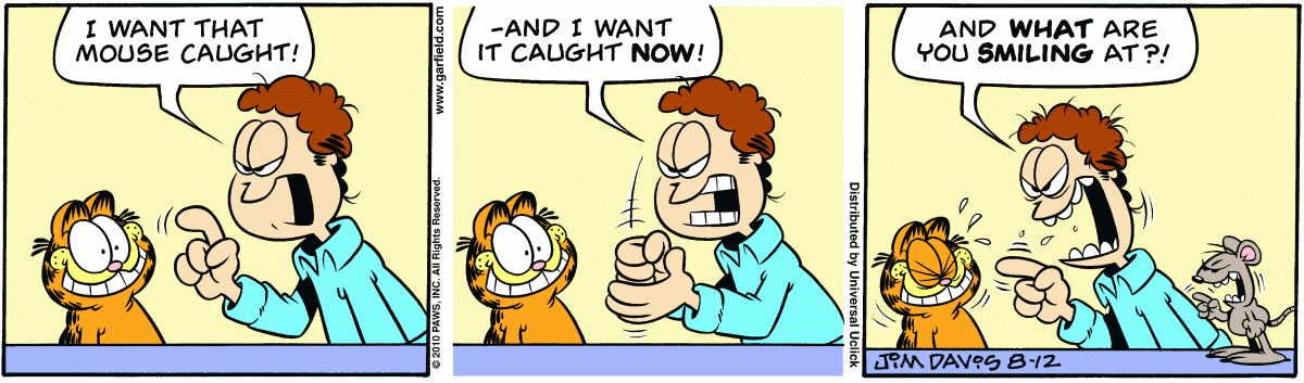 Garfield, August 12, 2010