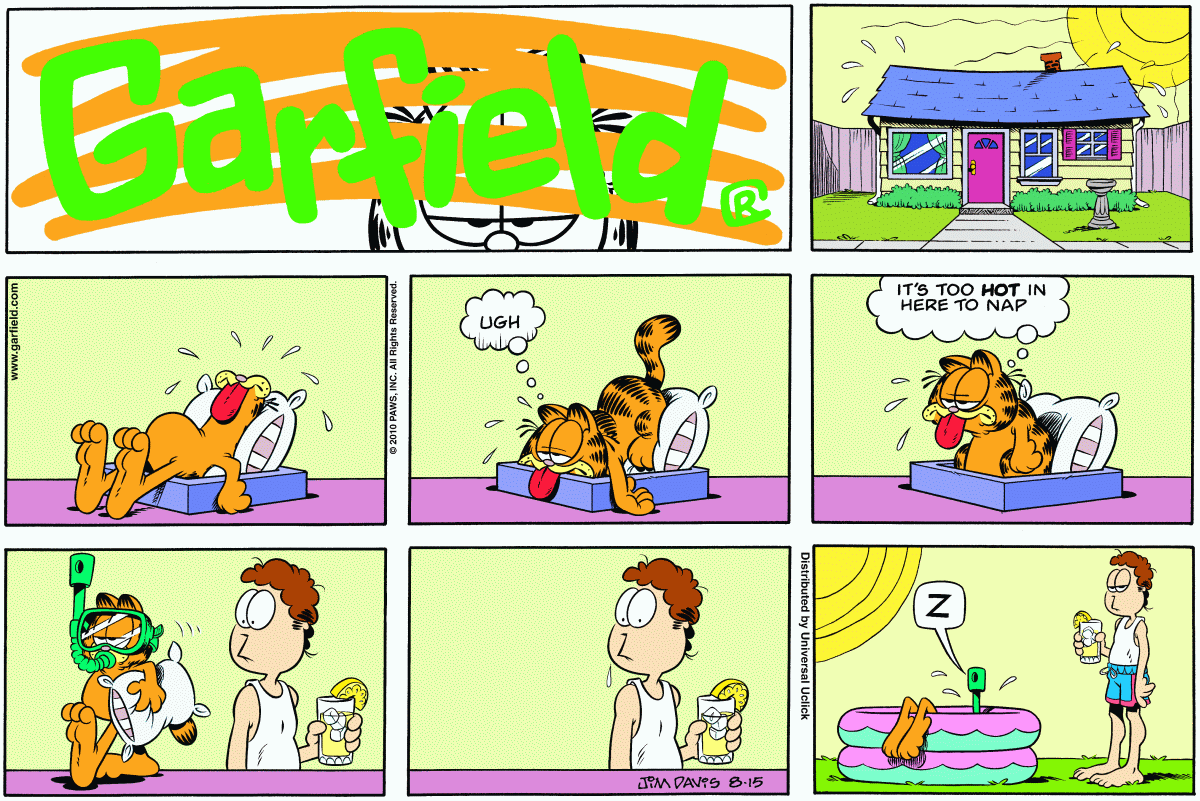 Garfield, August 15, 2010