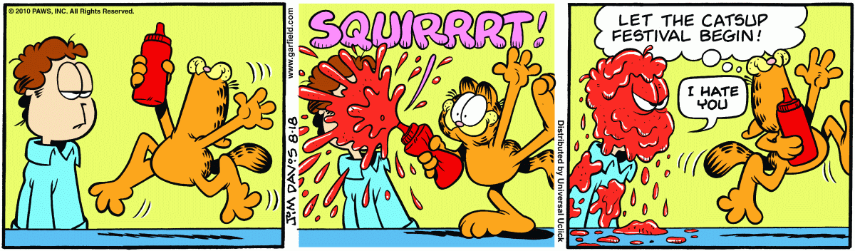 Garfield, August 18, 2010