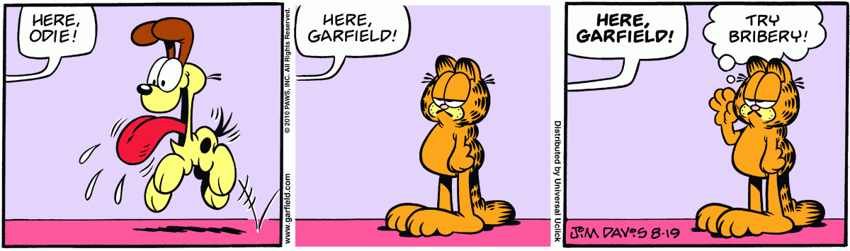 Garfield, August 19, 2010
