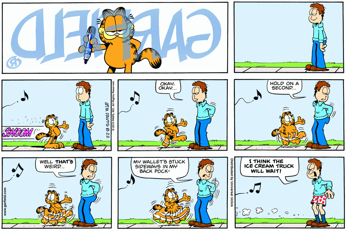 Garfield, August 22, 2010