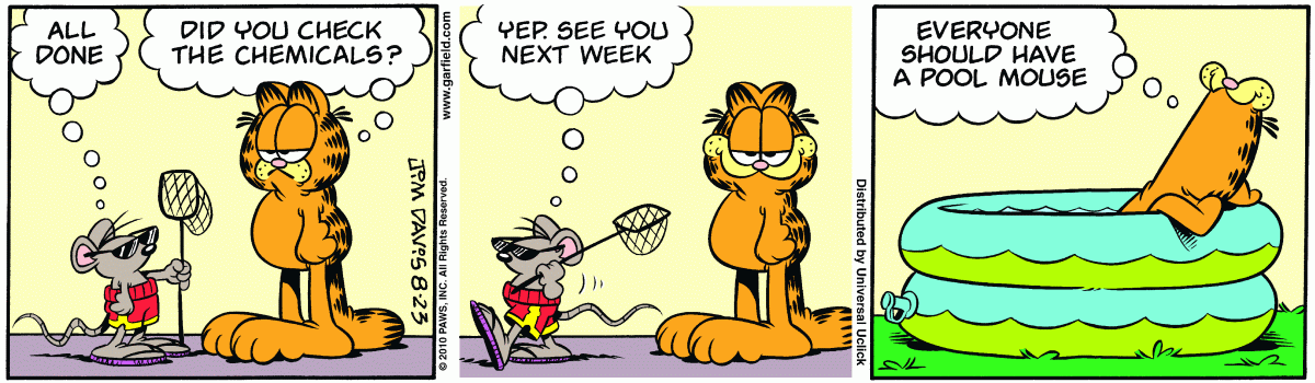 Garfield, August 23, 2010