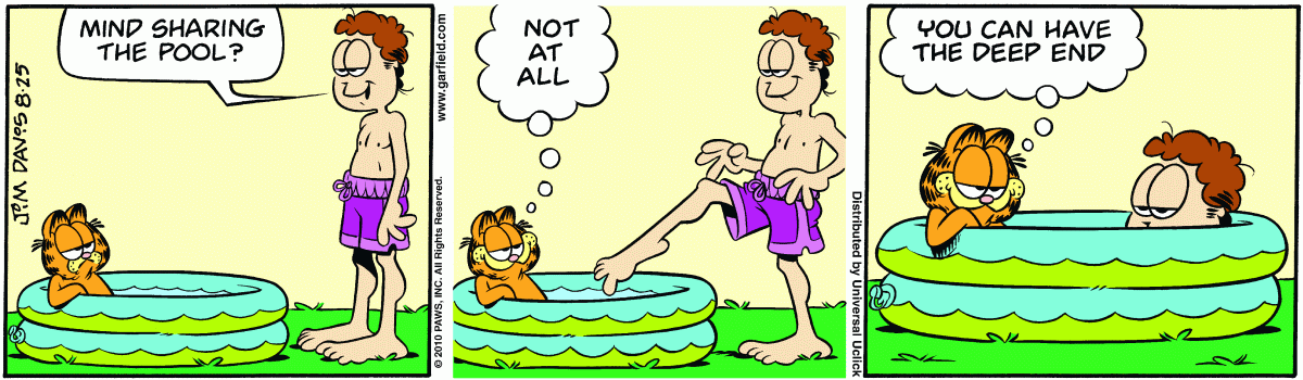 Garfield, August 25, 2010