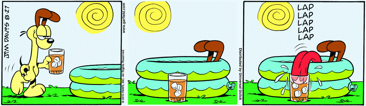 Garfield, August 27, 2010