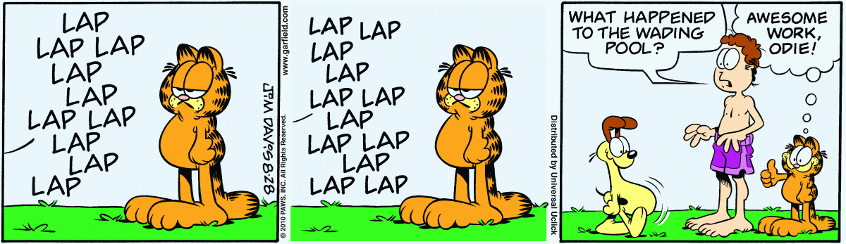 Garfield, August 28, 2010
