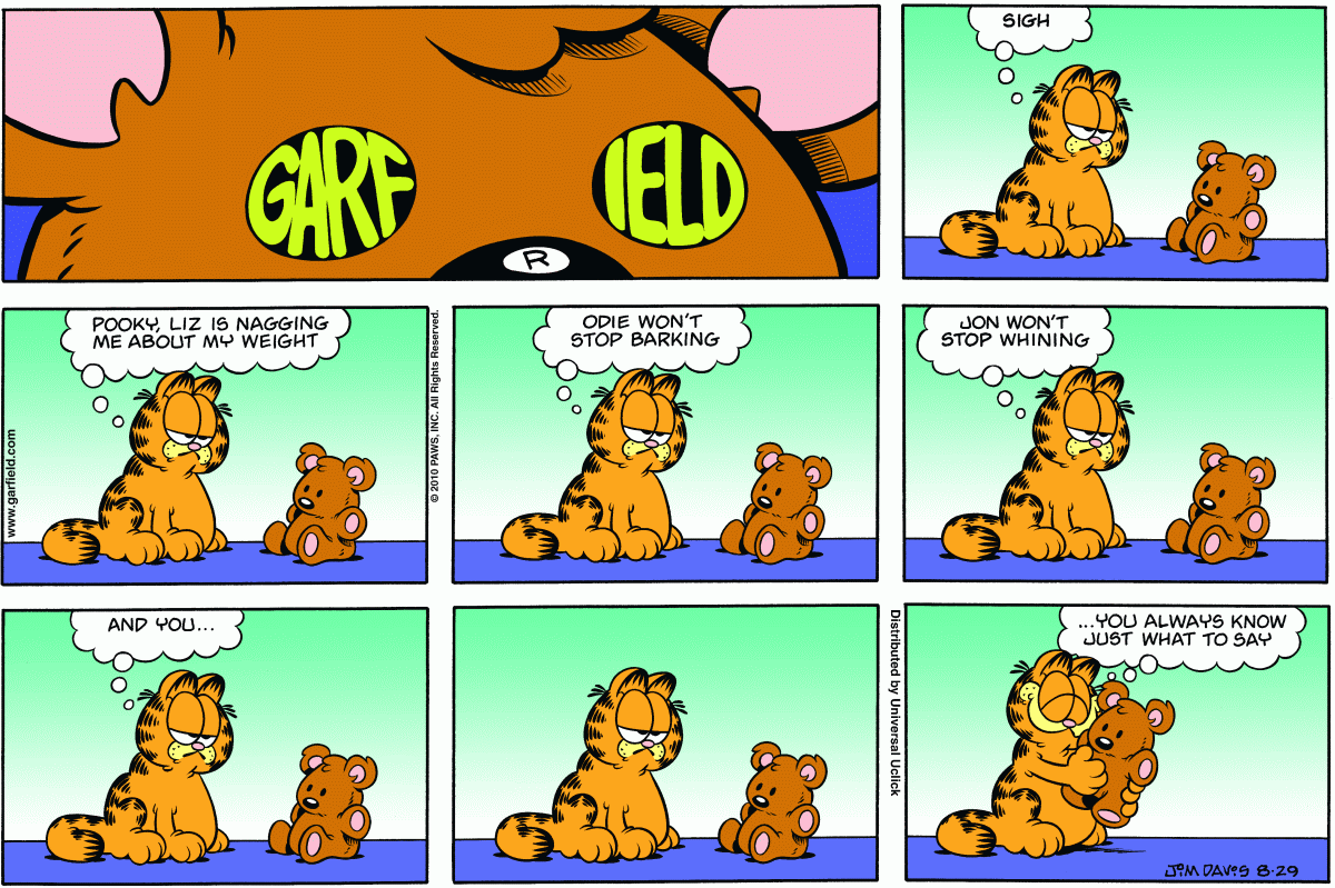 Garfield, August 29, 2010