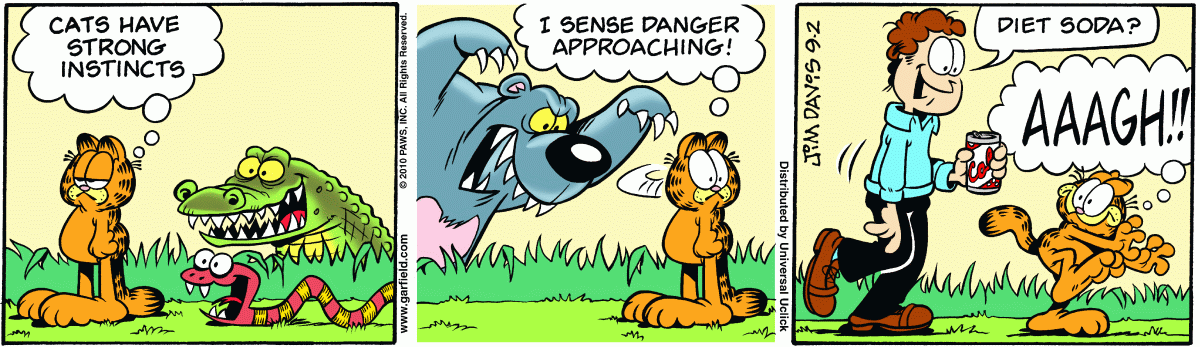 Garfield, September 2, 2010