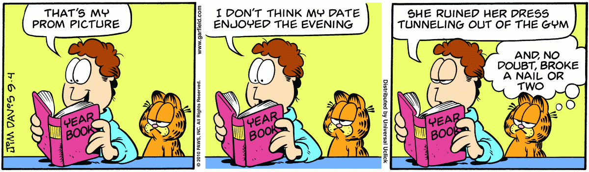 Garfield, September 4, 2010