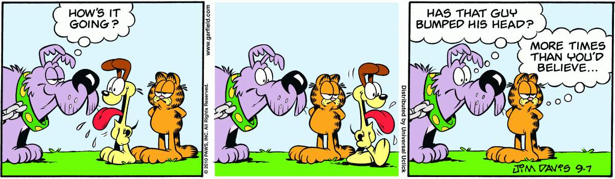 Garfield, September 7, 2010