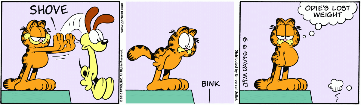 Garfield, September 9, 2010