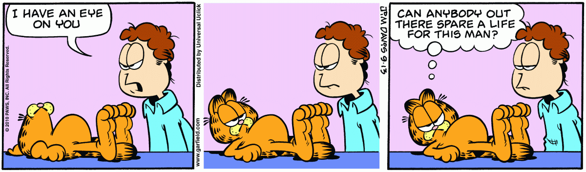 Garfield, September 13, 2010