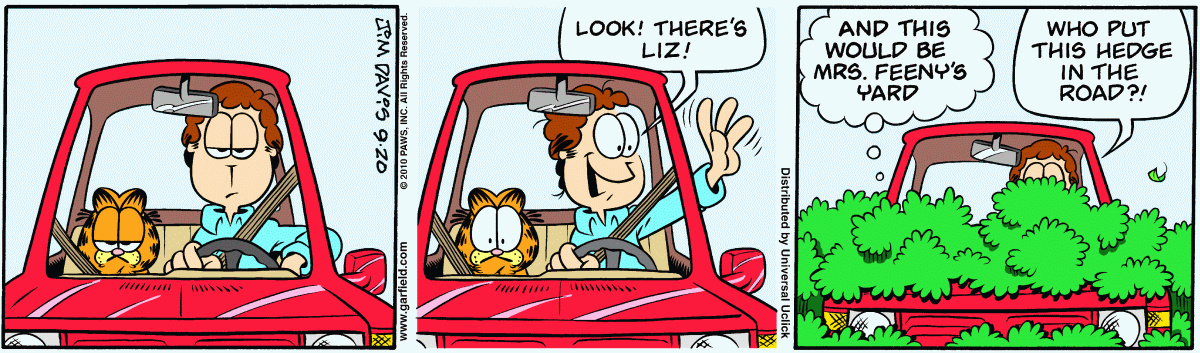 Garfield, September 20, 2010