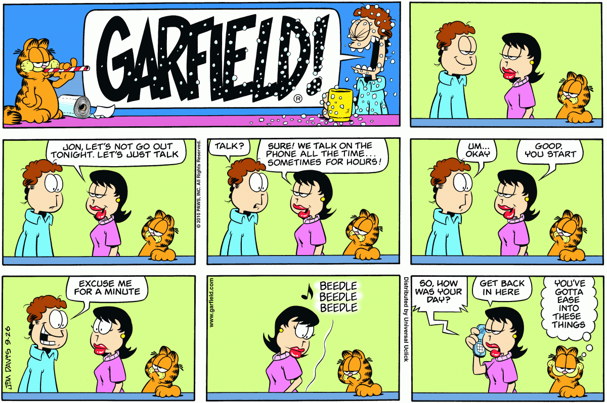 Garfield, September 26, 2010