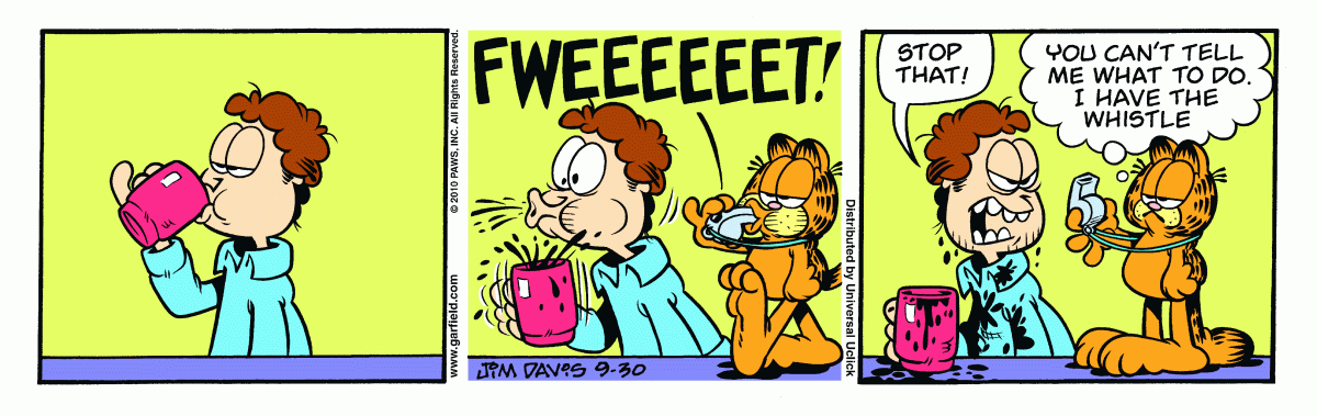 Garfield, September 30, 2010