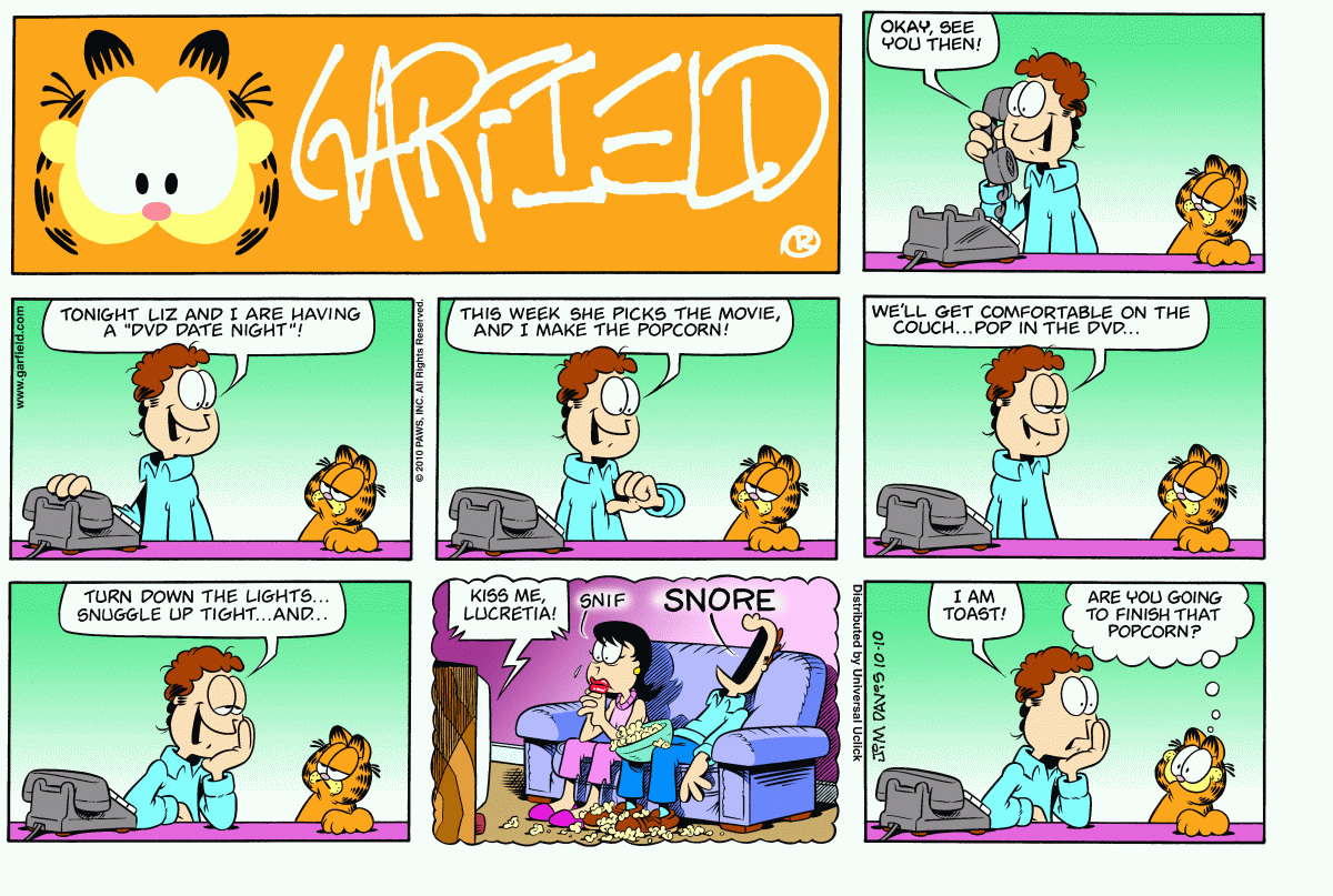 Garfield, October 10, 2010