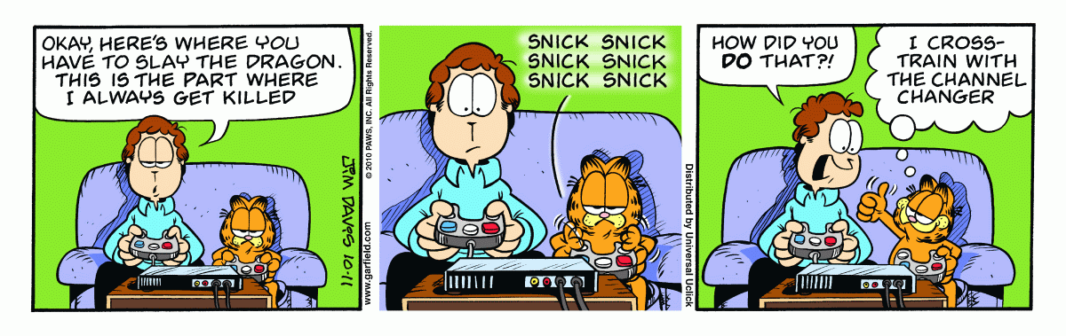 Garfield, October 11, 2010