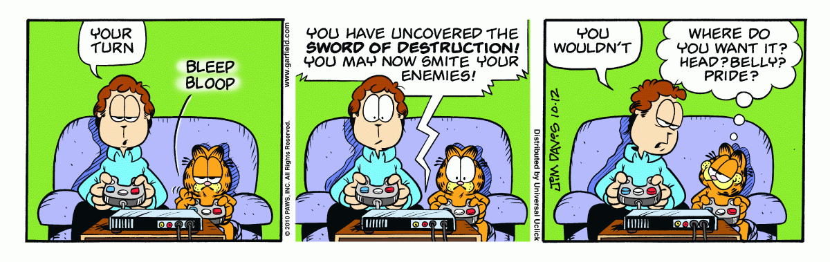 Garfield, October 12, 2010