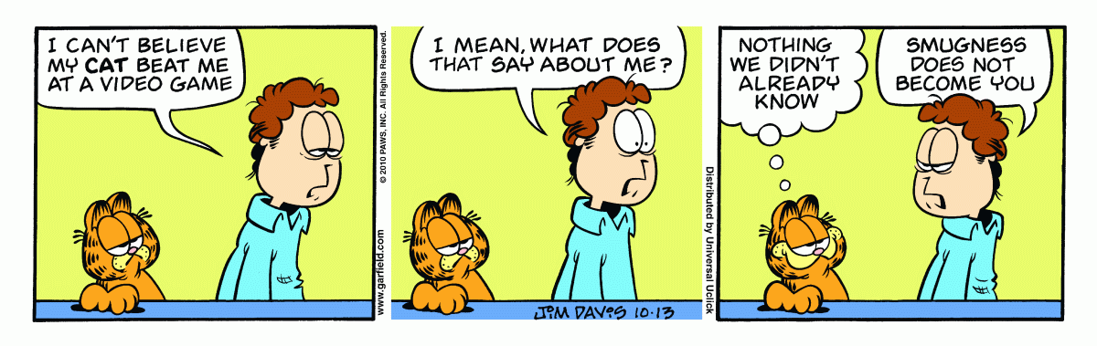 Garfield, October 13, 2010