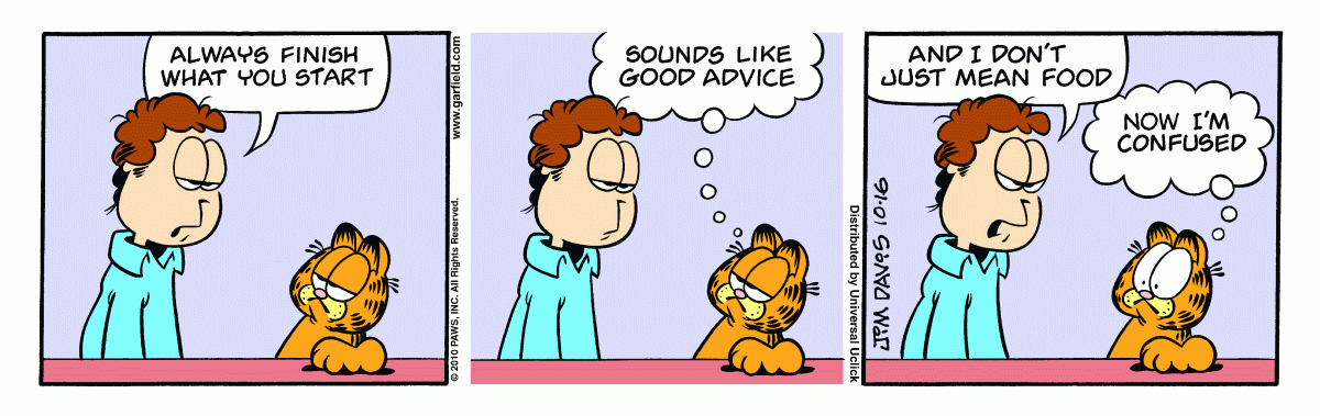Garfield, October 16, 2010