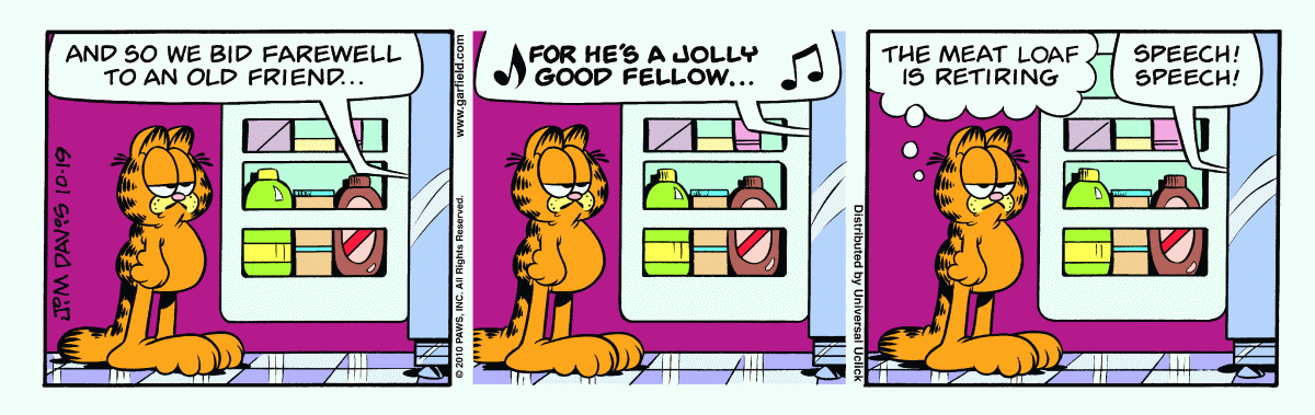 Garfield, October 19, 2010