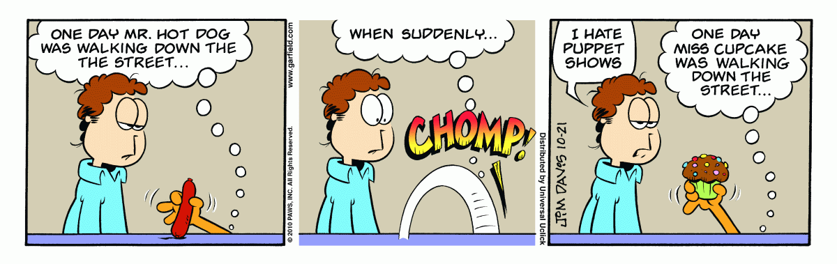 Garfield, October 21, 2010