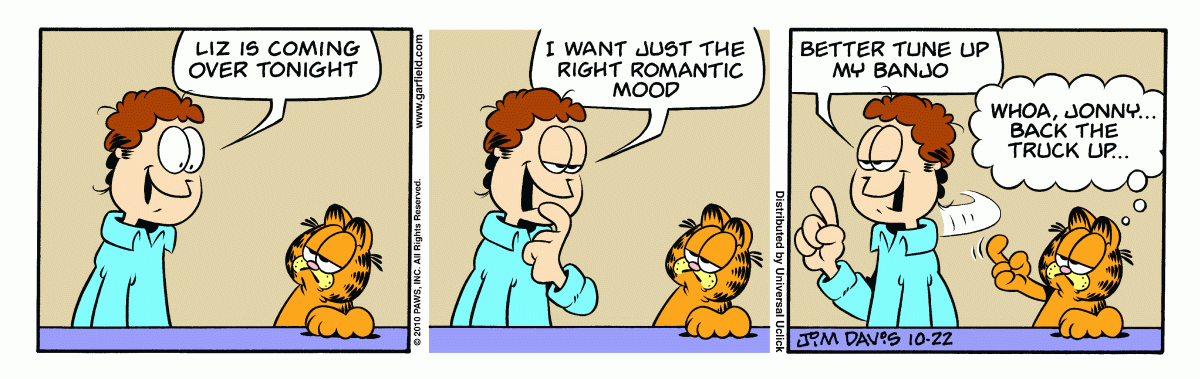 Garfield, October 22, 2010