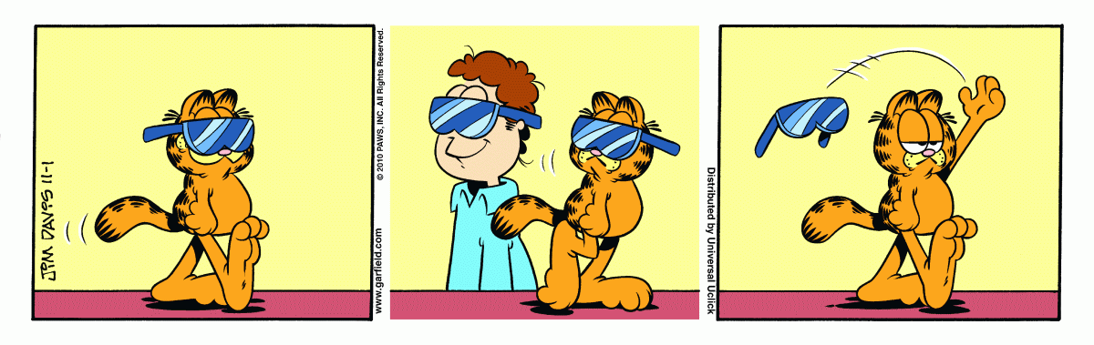 Garfield, November 1, 2010