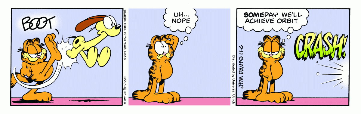 Garfield, November 6, 2010