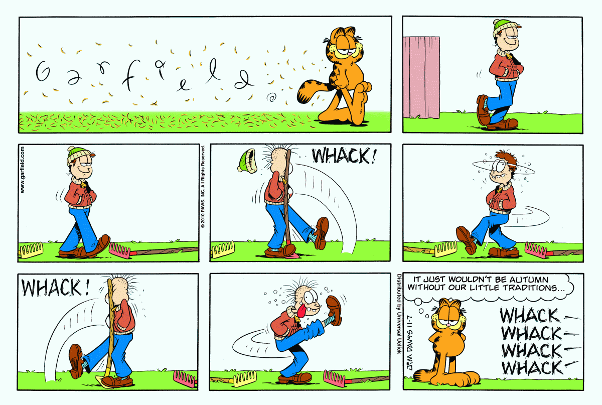 Garfield, November 7, 2010