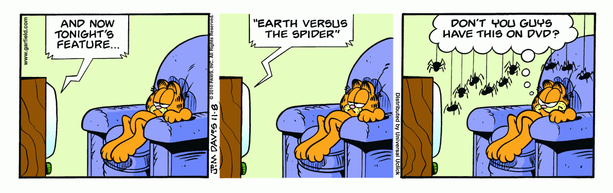 Garfield, November 8, 2010