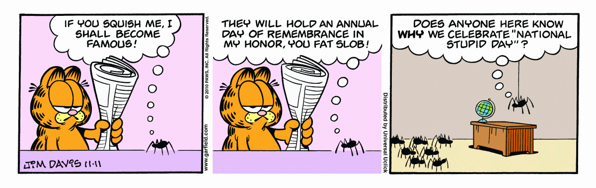 Garfield, November 11, 2010