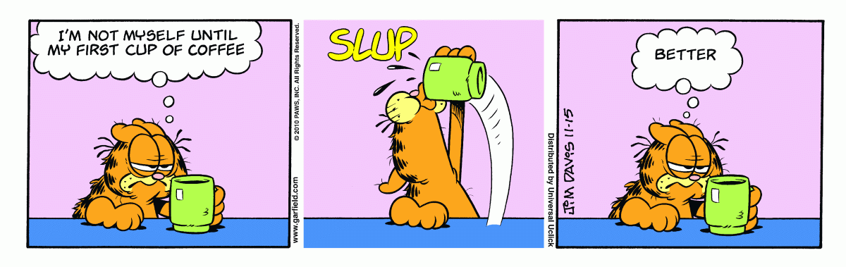 Garfield, November 15, 2010