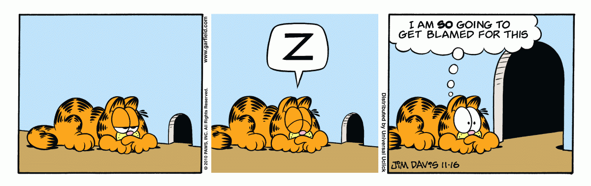 Garfield, November 16, 2010