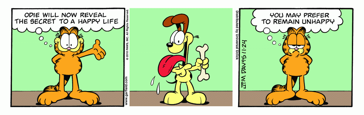 Garfield, November 24, 2010