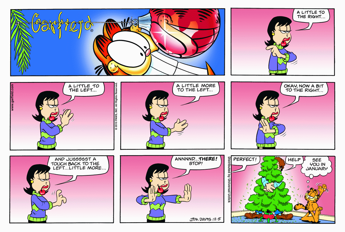 Garfield, December 5, 2010