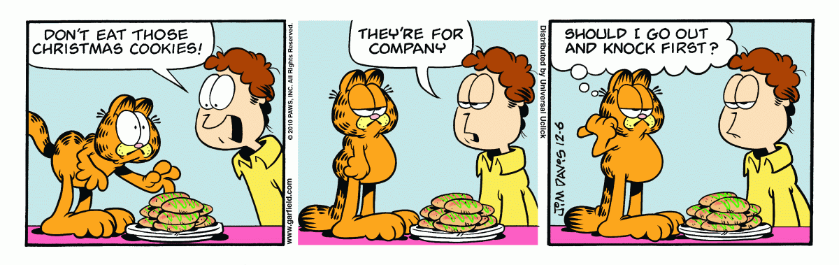 Garfield, December 6, 2010