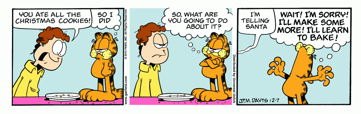 Garfield, December 7, 2010