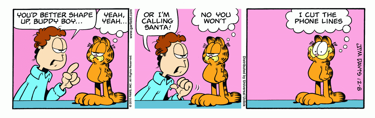 Garfield, December 8, 2010