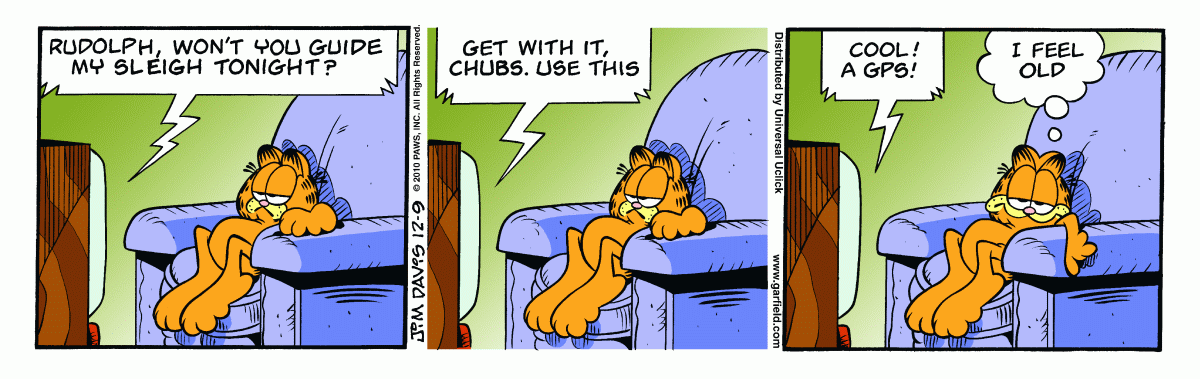 Garfield, December 9, 2010