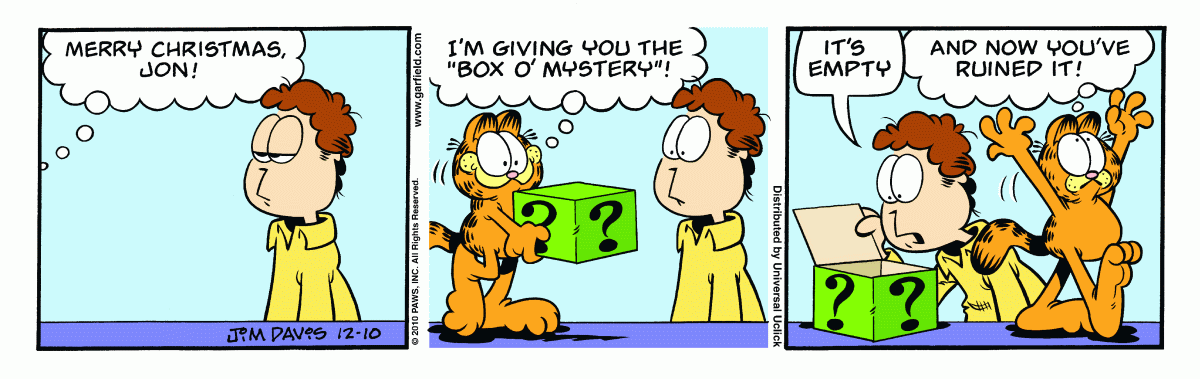 Garfield, December 10, 2010