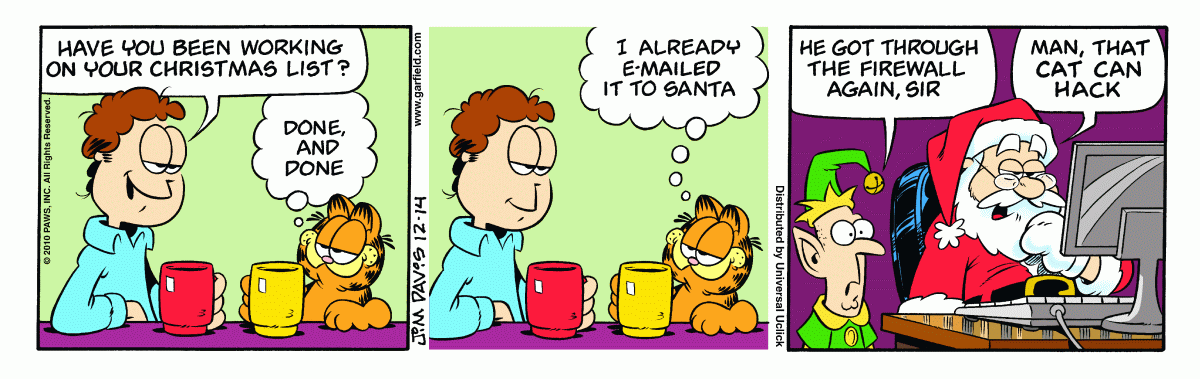 Garfield, December 14, 2010