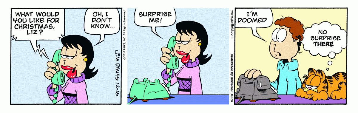 Garfield, December 16, 2010