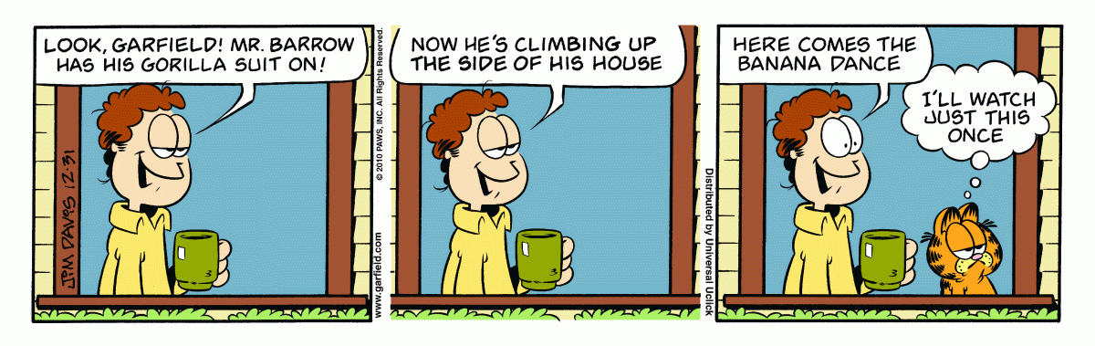 Garfield, December 31, 2010