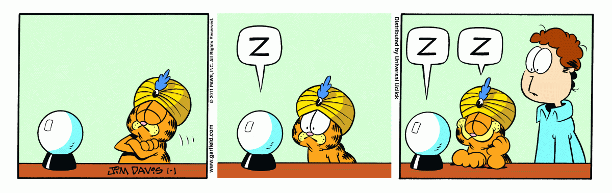 Garfield, January 1, 2011