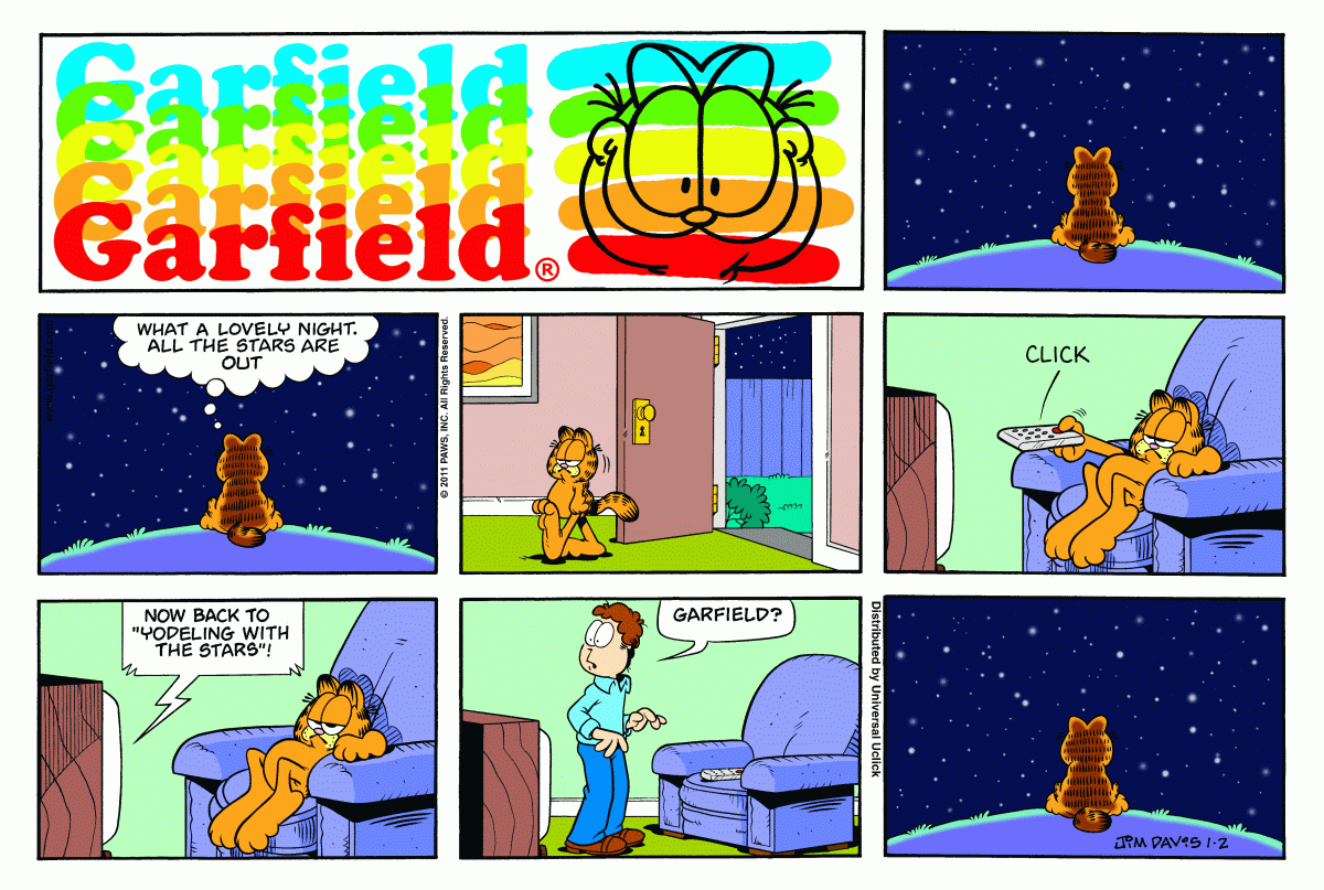 Garfield, January 2, 2011