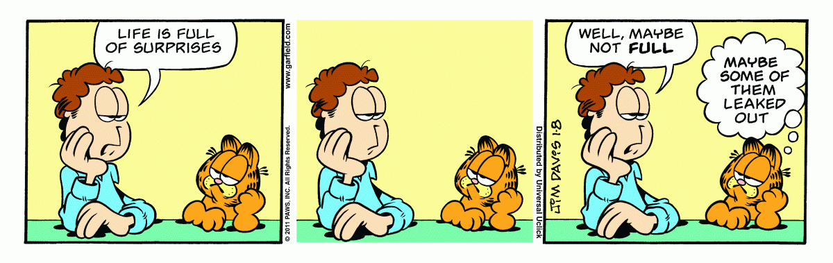 Garfield, January 8, 2011